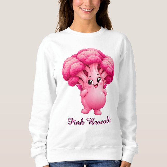 Camiseta Brócolis rosa (Frente)