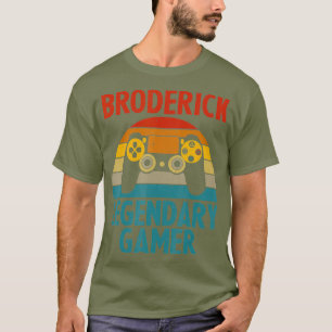 Camiseta BRODERICK Gift Name Personalizado Engraçado Jogos