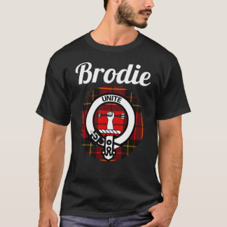 Camiseta Brodie Clan Scottish Name Casaco De Arms Tartan