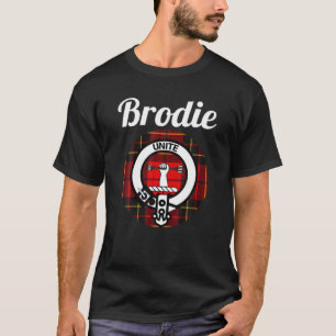 Camiseta Brodie Clan Scottish Name Casaco De Arms Tartan