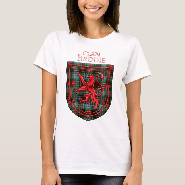 Camiseta Brodie Hunting Tartan Scottish Plaid (Frente)