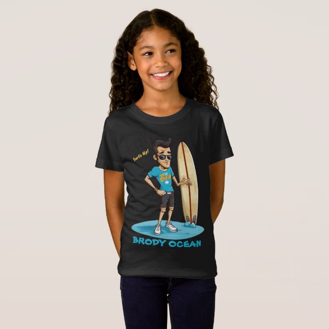 Camiseta Brody Ocean Wavecrest (Frente Completa)