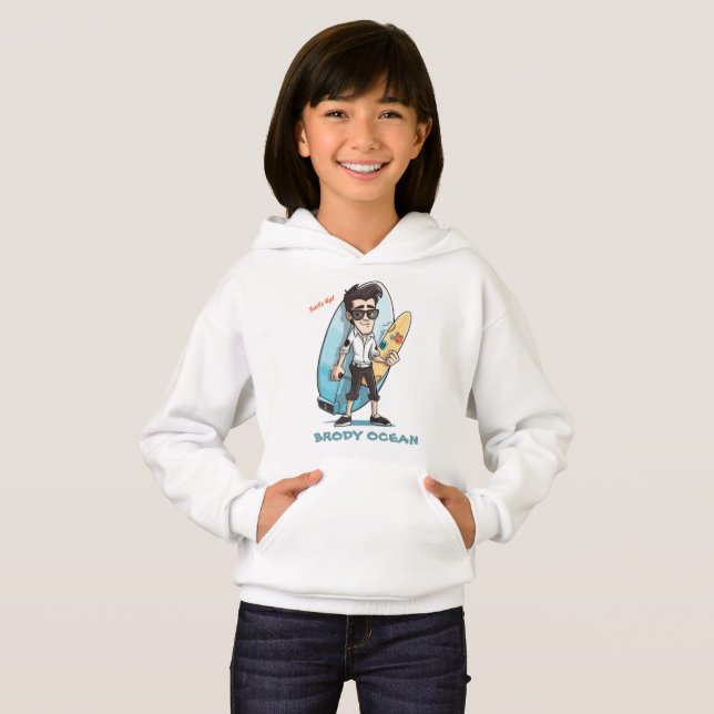 Camiseta Brody Ocean Wavecrest (Frente Completa)