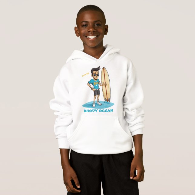 Camiseta Brody Ocean Wavecrest (Frente Completa)