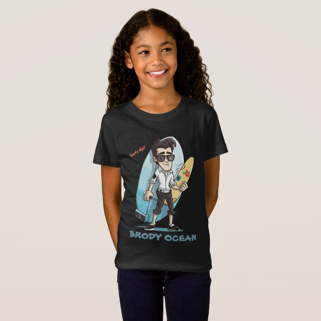 Camiseta Brody Ocean Wavecrest (Frente Completa)