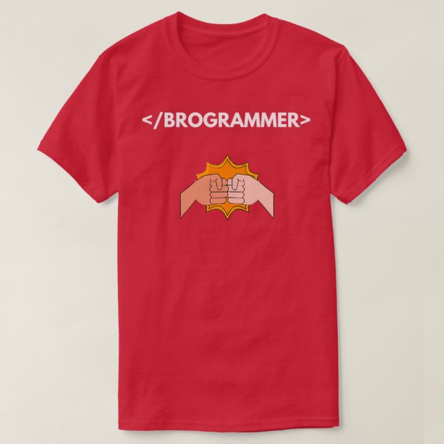 Camiseta Brogrammers T para irmãos programadores (Frente do Design)