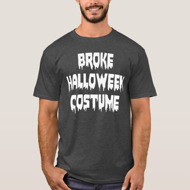 Camiseta Broke Halloween (Frente)