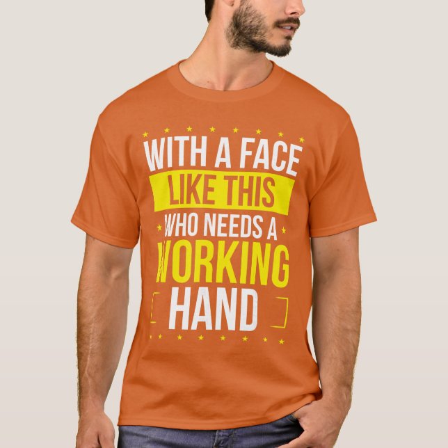 Camiseta Broken Hand Survivor Funny Hand Broken Surgery Hum (Frente)