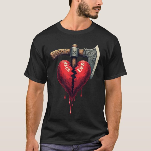 Camiseta Broken Heart Axes Exes - Love's End (Frente)