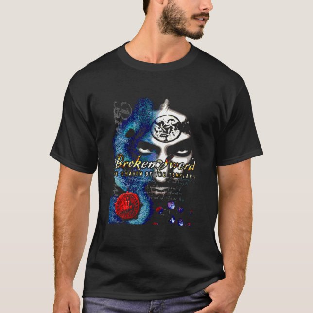 Camiseta Broken Sword (Black Classic (Frente)