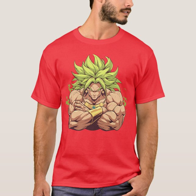 Camiseta broly print (Frente)