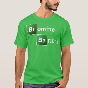 Camiseta Bromo e Bário - Elemento de Química de Mesas Perió