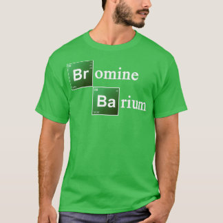 Camiseta Bromo e Bário - Elemento de Química de Mesas Perió