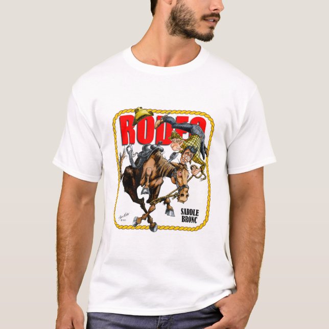 Camiseta Bronc da sela (Frente)