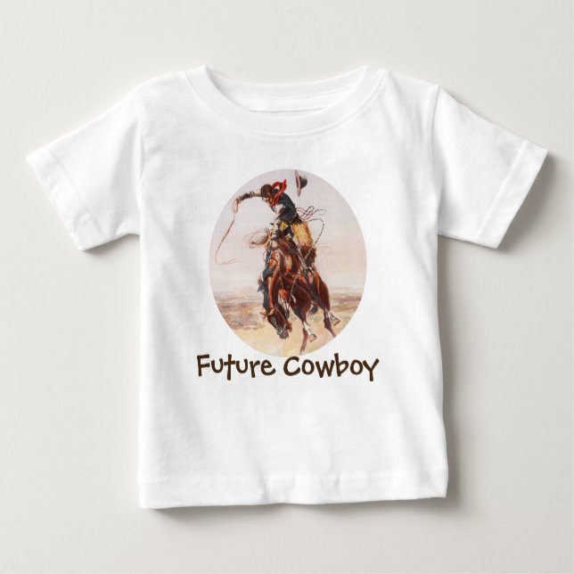 Camiseta Bronc Rider "Future Cowboy" (Frente)