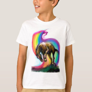 Camiseta Bronco Unicorn Rainbow
