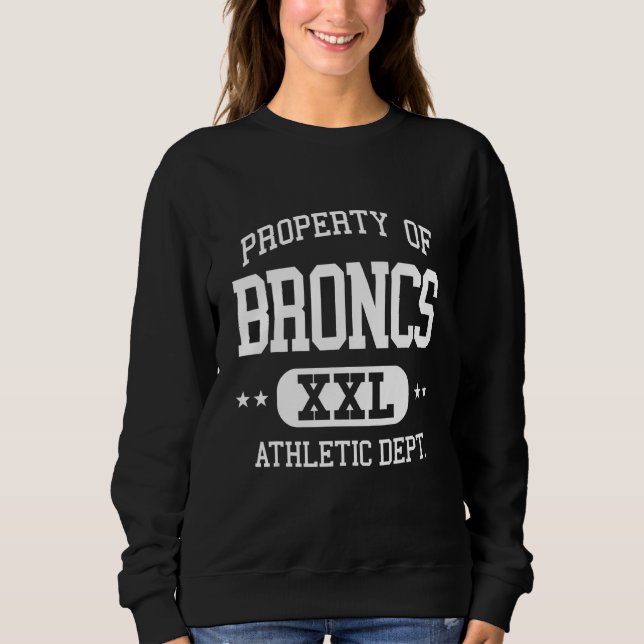 Camiseta Broncs Retro Athletic Property Dept (Frente)