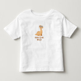 Camiseta Bronto Be Wild – Brontossauro Fofo 