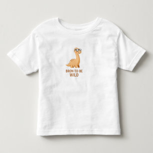 Camiseta Bronto Be Wild – Brontossauro Fofo 
