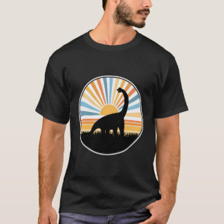 Camiseta Brontosaurus - Retrodinossauro Sunset Dino