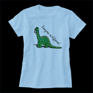 Camiseta Brontossauro Bonito Dinossauro