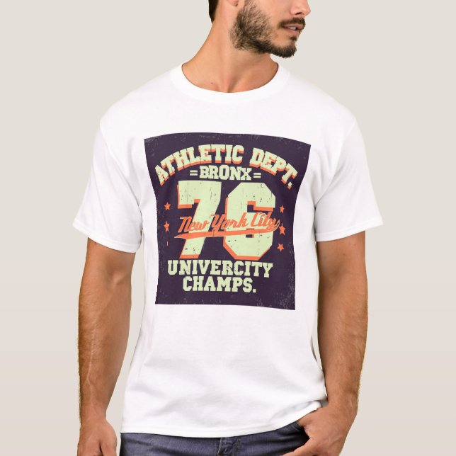 Camiseta Bronx 76 University Champs Tee (Frente)
