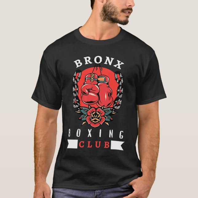 Camiseta Bronx Boxage Club vintage angustia Boxer (Frente)
