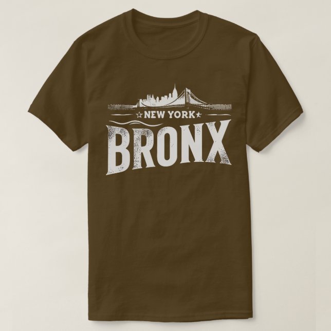 Camiseta Bronx Nova York - Retro 1 (Frente do Design)