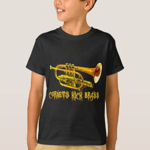 Camiseta Bronze do pontapé dos cartuchos