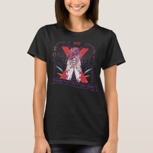Camiseta Brood 2021 Emerge do Sono de 17 Anos, Cicada