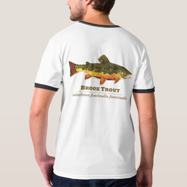 Camiseta Brook Trout, Latino (Verso)