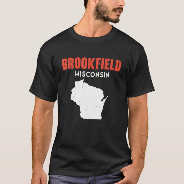 Camiseta Brookfield USA State America Travel Montanan Helen (Frente)