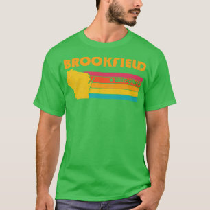 Camiseta Brookfield Wisconsin Vintage angustiou Souvenir
