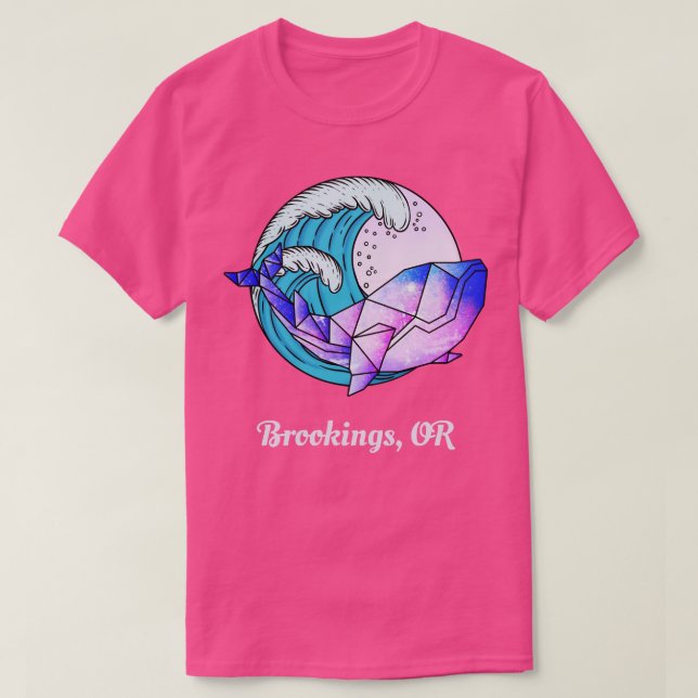 Camiseta Brookings OR Japonês Paint Geométrico Orca Killer (Frente do Design)