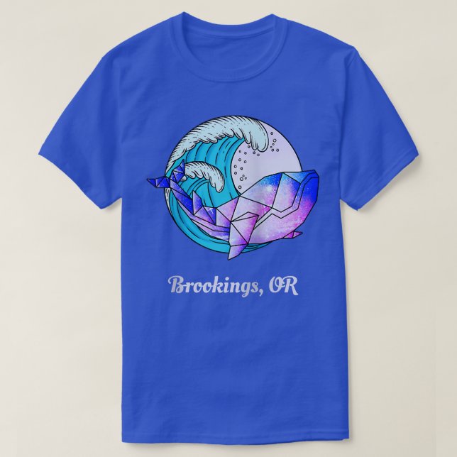 Camiseta Brookings OR Japonês Paint Geométrico Orca Killer (Frente do Design)