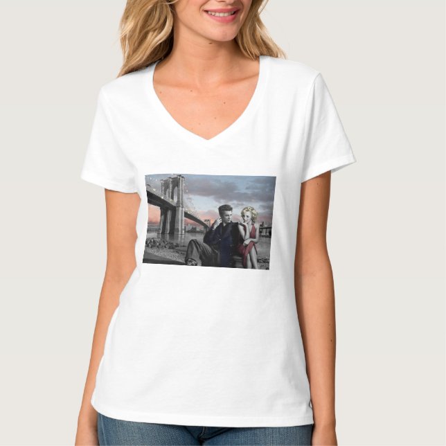 Camiseta Brooklyn B&W (Frente)