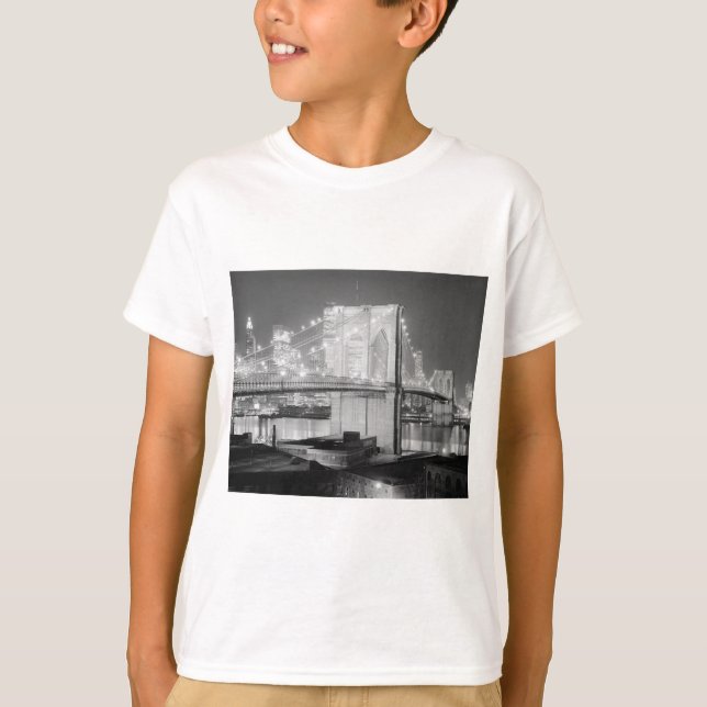 Camiseta Brooklyn Bridge New York EUA (Frente)