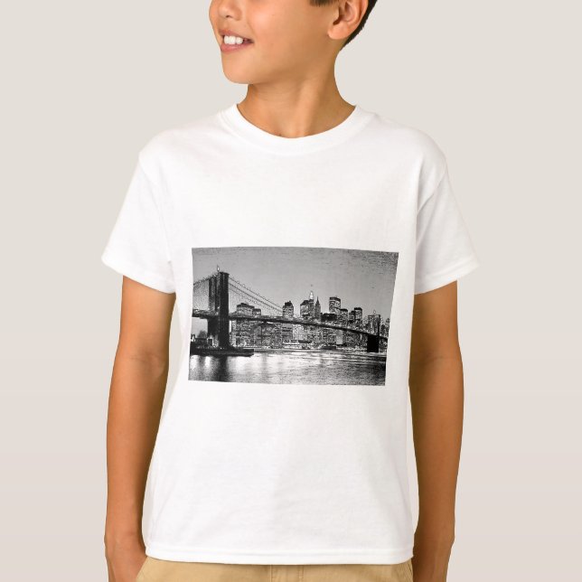 Camiseta Brooklyn Bridge Nova Iorque (Frente)