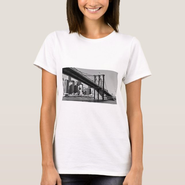 Camiseta Brooklyn Bridge Nova Iorque (Frente)