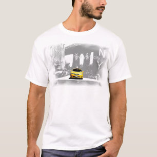Camiseta Brooklyn Bridge Nova Iorque Nyc Yellow Taxi