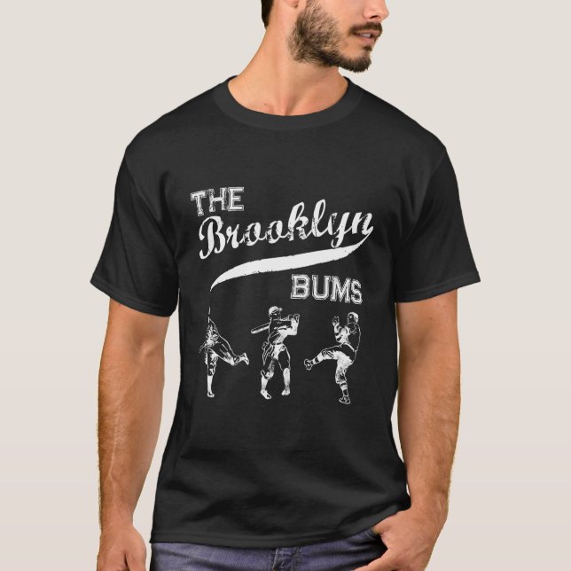 Camiseta Brooklyn Bums New York Baseball Fan (Frente)