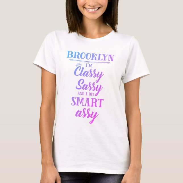 Camiseta Brooklyn Classy Sassy Smart Assy (Frente)