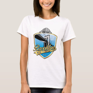 Camiseta Brooklyn Design Dourado