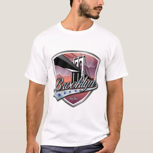 Camiseta Brooklyn Design Silver (Frente)
