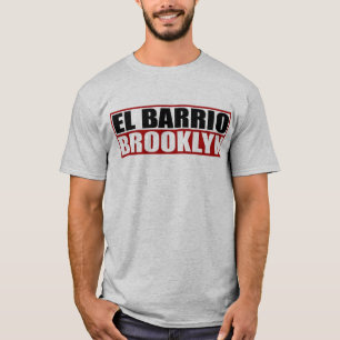 Camiseta Brooklyn do "camisa do logotipo do bairro EL"