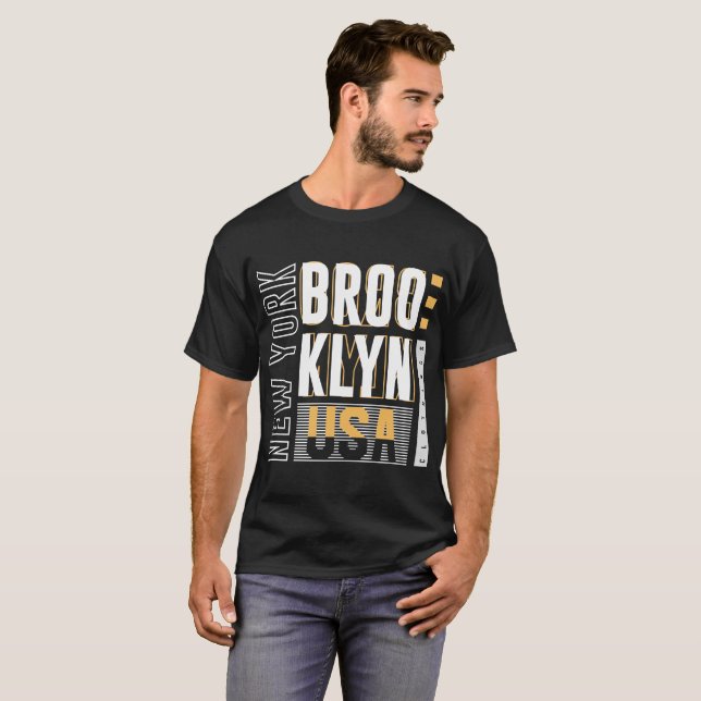 Camiseta Brooklyn New York EUA (Frente Completa)