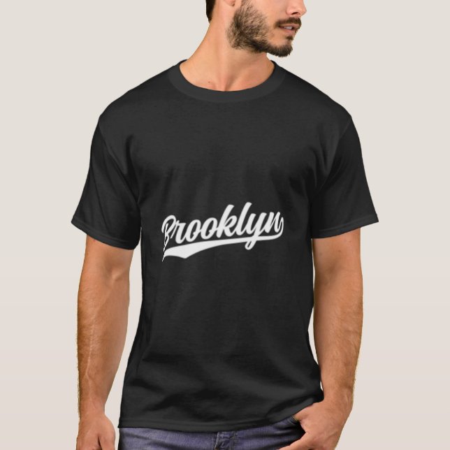 Camiseta Brooklyn New York Ny 1970S Dark (Frente)