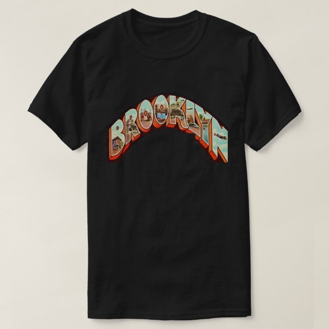 Camiseta Brooklyn New York T Shirt (Frente do Design)