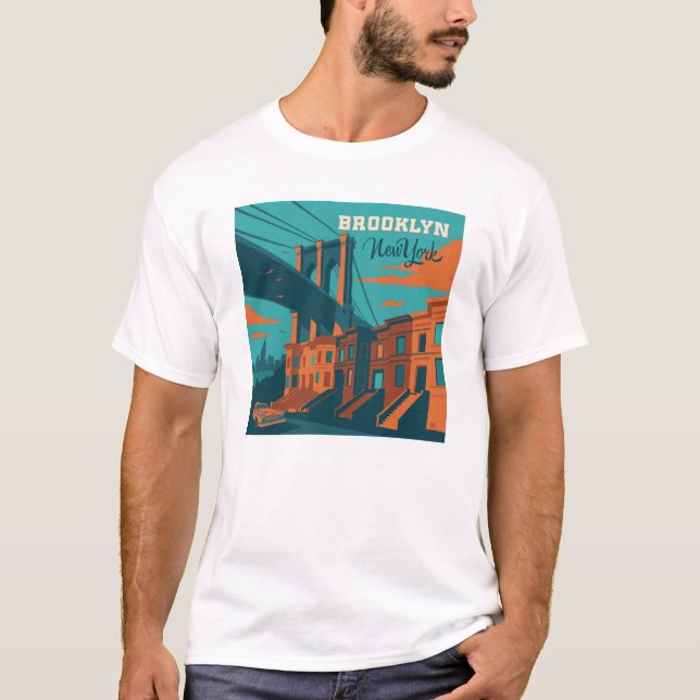 Camiseta Brooklyn Nova York (Frente)