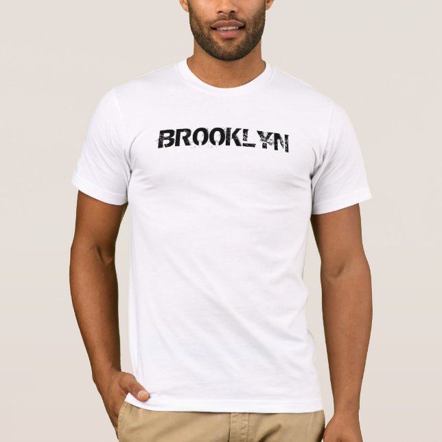 Camiseta Brooklyn Nyc Nova Iorque Bella Canvas Basic (Frente)
